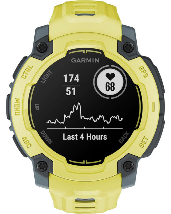 GARMIN Instinct E 45mm Electric Lime with Electric Lime Silicone Band Limited Edition