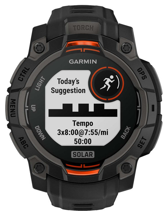 GARMIN Instinct 3 45mm Solar Black with Black Silicone Band