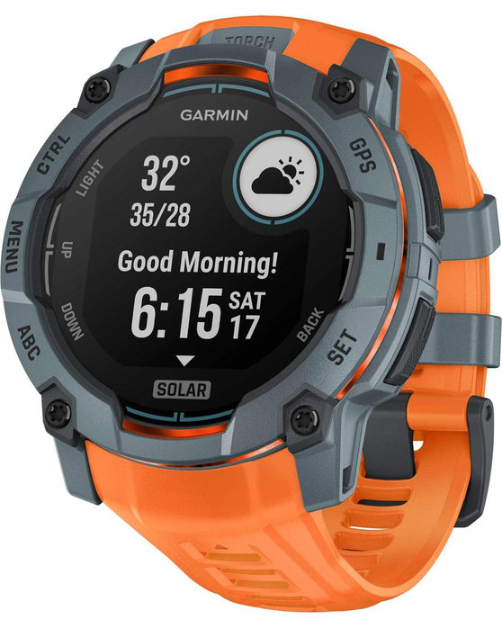 GARMIN Instinct 3 50mm Solar Twilight with Solstice Silicone Band Limited Edition