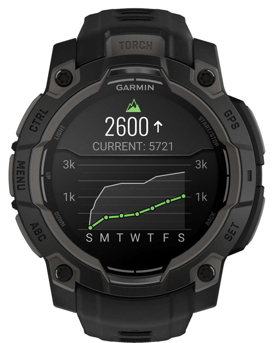 GARMIN Instinct 3 45mm AMOLED Black with Black Silicone Band