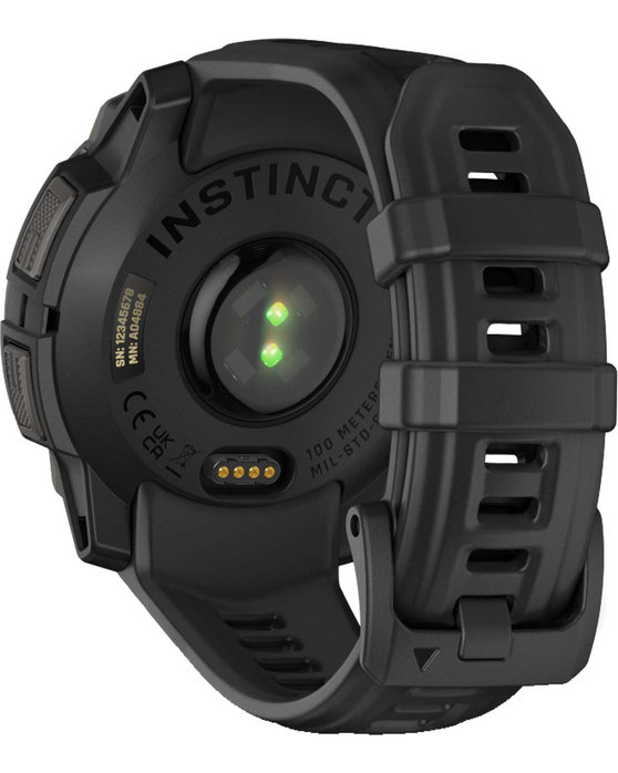 GARMIN Instinct 3 45mm AMOLED Black with Black Silicone Band