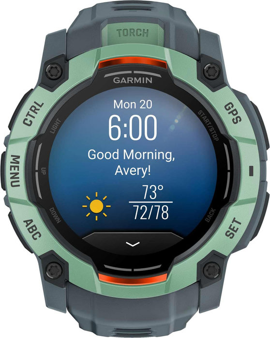 GARMIN Instinct 3 50mm AMOLED Neotropic with Twilight Silicone Band Limited Edition