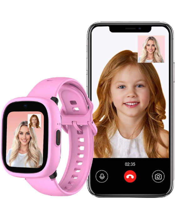 KIDDOBOO x Lagenio WatchMe 4G Smartwatch Pink