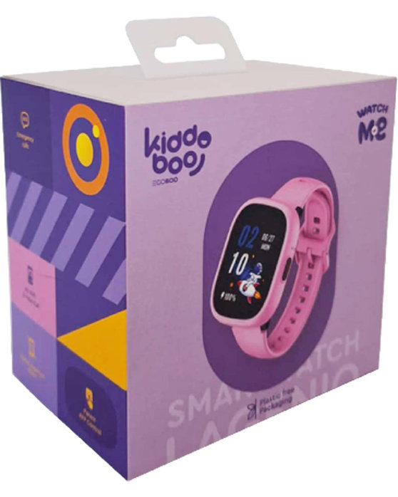 KIDDOBOO x Lagenio WatchMe 4G Smartwatch Pink