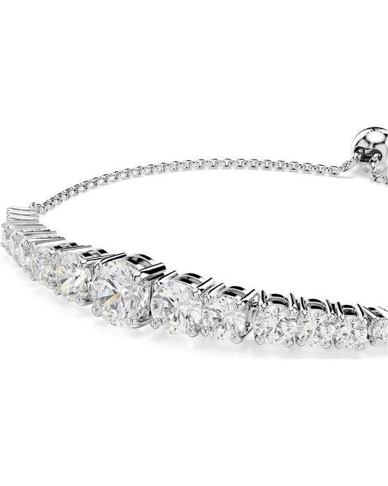 SWAROVSKI White Matrix Bracelet (Gradient of round cuts)