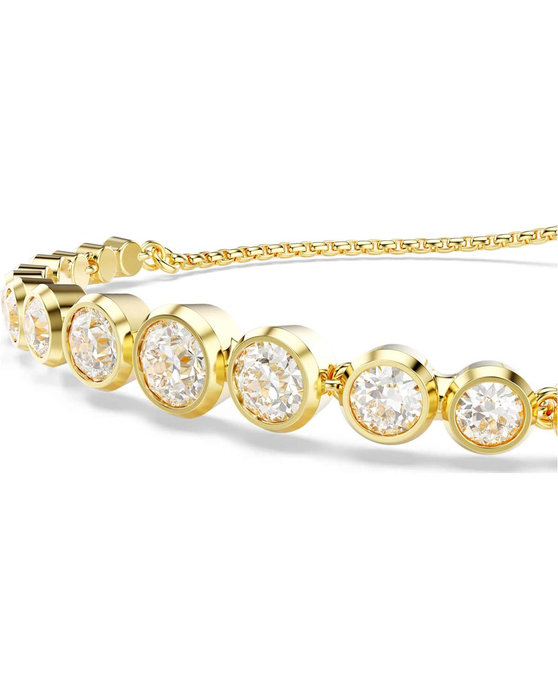 SWAROVSKI White Imber Tennis Bracelet (mixed round cuts)