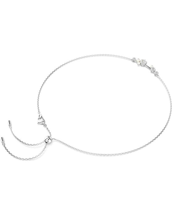 SWAROVSKI White Constella Necklace Crystal Pearl (round cuts)