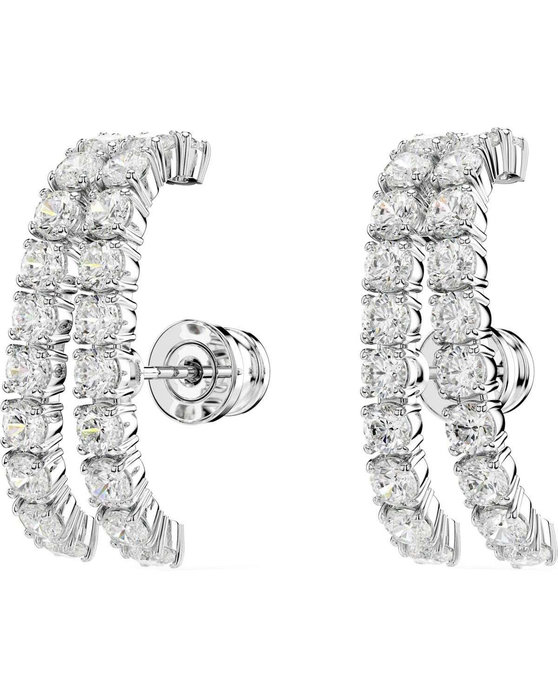 SWAROVSKI White Matrix Ear Cuffs (round cut)