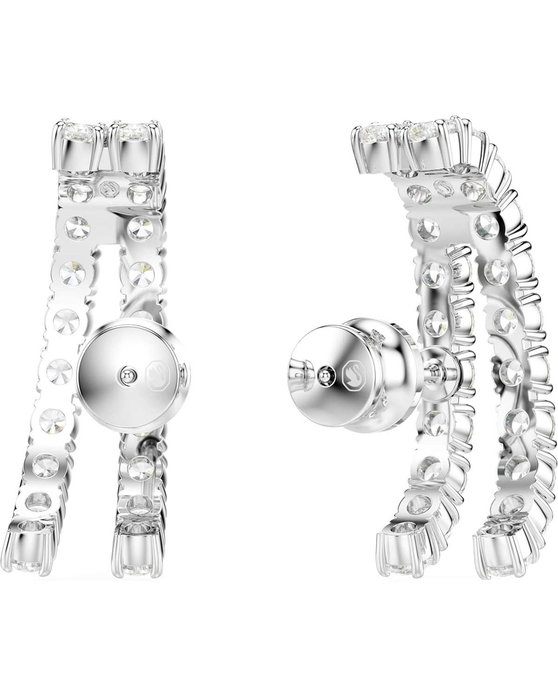 SWAROVSKI White Matrix Ear Cuffs (round cut)