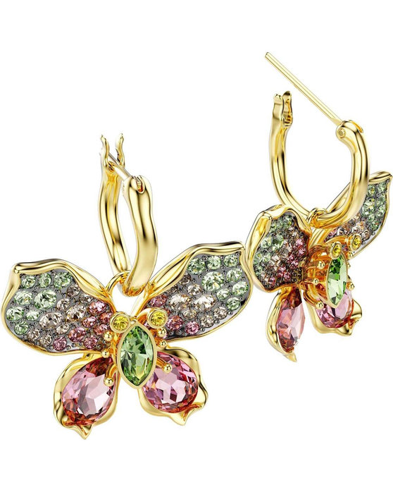 SWAROVSKI Multicolored Idyllia Drop Earrinfs Butterfly (mixed cuts)