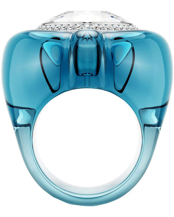 SWAROVSKI Blue Dulcis Cocktail Ring Heart (heart cut) (No 55)