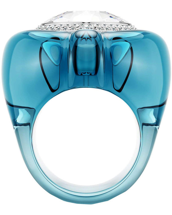 SWAROVSKI Blue Dulcis Cocktail Ring Heart (heart cut) (No 58)