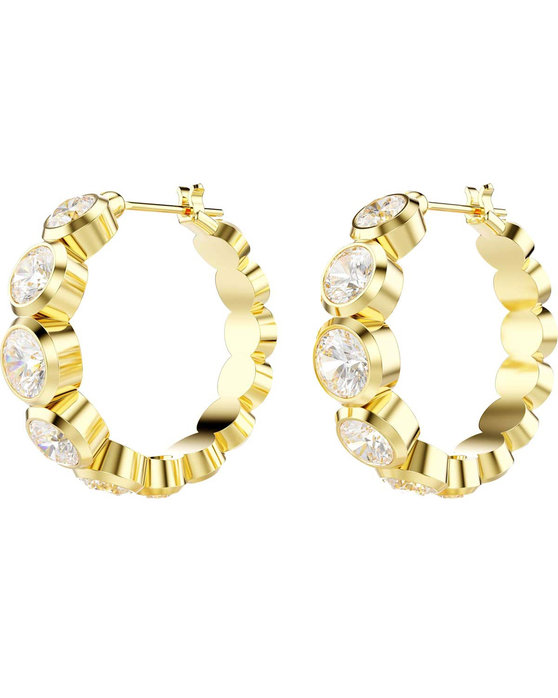 SWAROVSKI Imber Hoop Earrings (round cut)