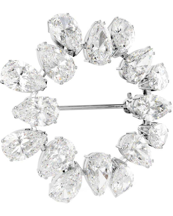 SWAROVSKI White Matrix Brooch (pear cut)