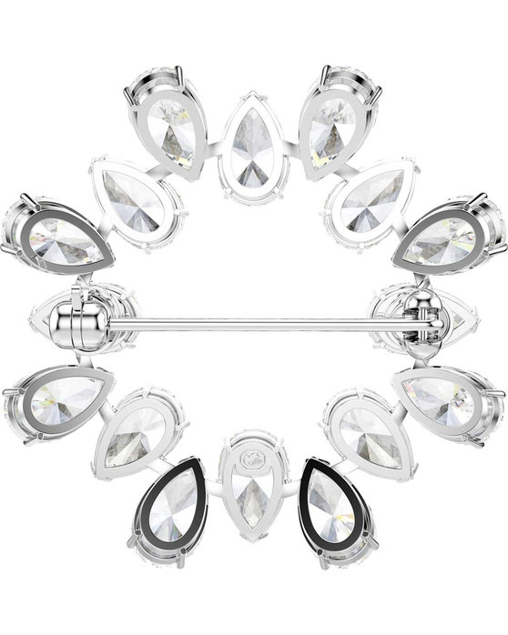 SWAROVSKI White Matrix Brooch (pear cut)