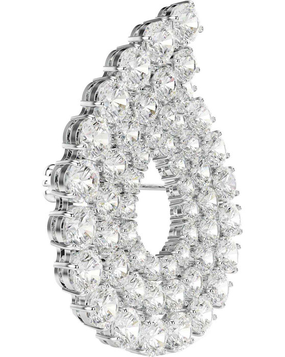 SWAROVSKI White Matrix Brooch (round cut)