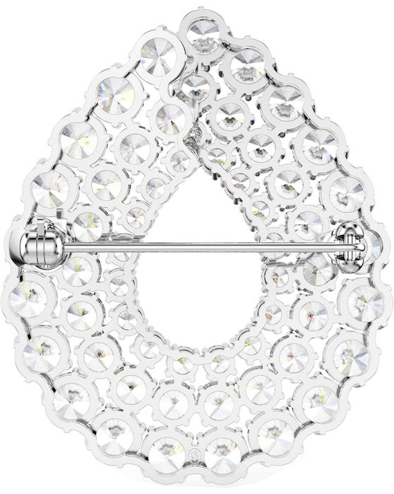 SWAROVSKI White Matrix Brooch (round cut)