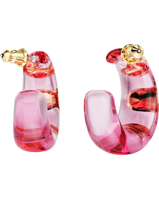 SWAROVSKI Multicolored Dulcis Hoop Earrings (mixed cuts)