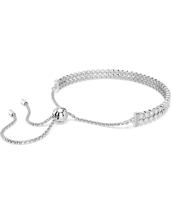 SWAROVSKI White Matrix Tennis Bracelet (round cut)