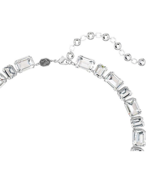 SWAROVSKI White Millenia Tennis Necklace (octagon cut)