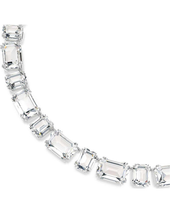 SWAROVSKI White Millenia Tennis Necklace (octagon cut)