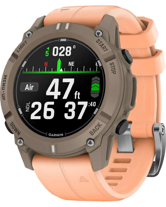 GARMIN Descent G2 Paloma with Shell Pink Silicone Band