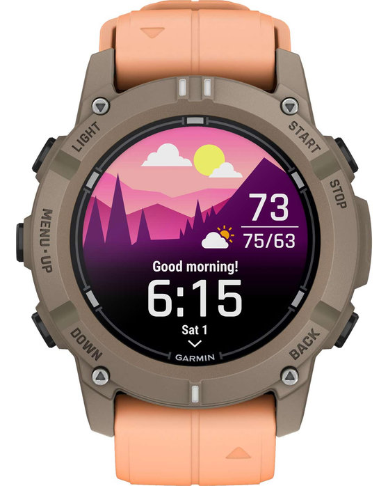 GARMIN Descent G2 Paloma with Shell Pink Silicone Band