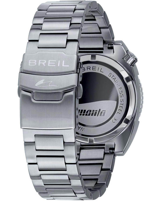 BREIL Manta Seeker Divers Grey Stainless Steel Bracelet