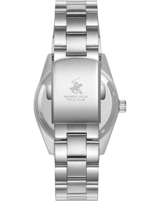 BEVERLY HILLS POLO CLUB Diamonds Silver Stainless Steel Bracelet