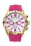 BREEZE California Dream Chrono Fuchsia Rubber Strap