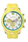 BREEZE Eye Candy Worn Effect Gold Chrono Yellow