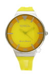 TECHNOCHIC Miami Beach Yellow Rubber Strap