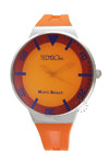 TECHNOCHIC Miami Beach Orange Rubber Strap