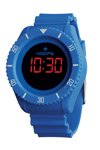 HOOPS Underwater Touch Digital Blue Rubber strap