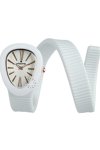 HOOPS Shape White Rubber strap