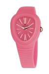 HOOPS Shape Ladies Pink Rubber Strap