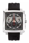 Saint HONORE Orsay Magnum Disc Chronograph Black Leather Strap