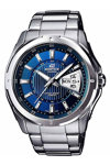 CASIO Edifice Stainless Steel Bracelet Blue Dial