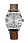 HAMILTON American Classic Αuto Brown Leather Strap