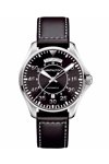 HAMILTON KHAKI Pilot Black Leather Strap