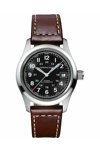 HAMILTON KHAKI Field Automatic Brown Leather Strap