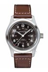 HAMILTON KHAKI Field Automatic Brown Leather Strap