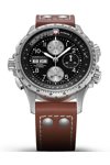 HAMILTON Khaki X-WIND Automatic Chronogrpah Brown Leather Strap