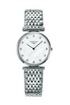 LONGINES La Grande Classique de Longines Diamonds Silver Stainless Steel Bracelet