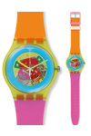 SWATCH Color Pallete Multicolor Rubber Strap