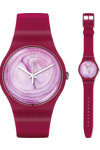 SWATCH Onione Bordeaux Rubber Strap