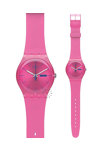 SWATCH Pink Rebel Pink Rubber Strap