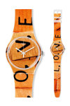 SWATCH Love Time Multicolor Rubber Strap