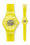 SWATCH Lemon Profond Yellow Rubber Strap