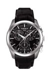 TISSOT T-Classic Couturier Chronograph Black Leather Strap